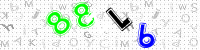 Blue Captcha Image