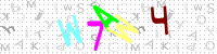 Blue Captcha Image