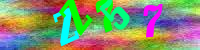 Blue Captcha Image