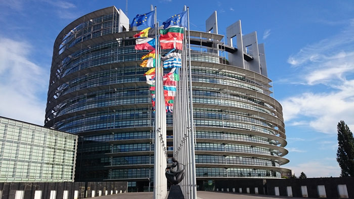 Exterior Parlamento Europeo