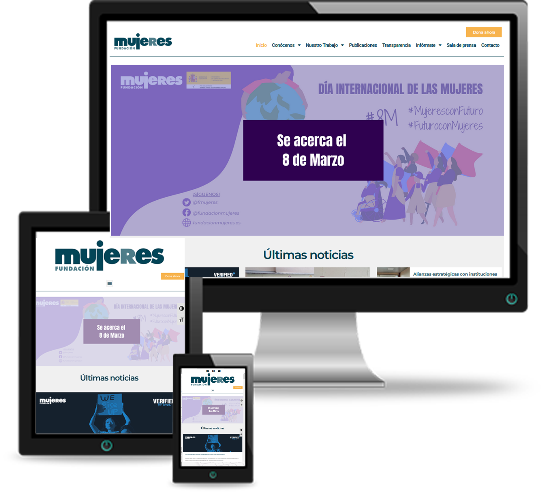 Web Fundación Mujeres