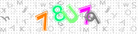 Blue Captcha Image