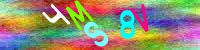 Blue Captcha Image