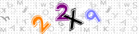 Blue Captcha Image